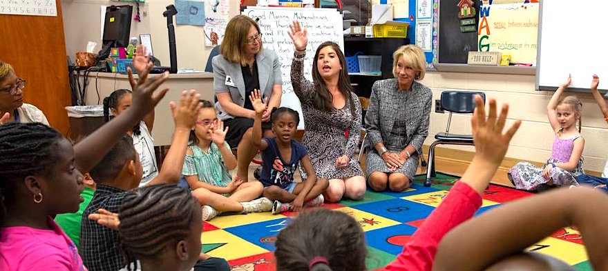 Betsy DeVos Wants Larger Paychecks For Teachers Who Deliver Results for Kids