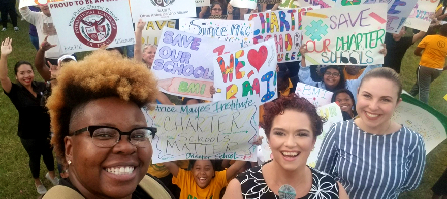 Democratic Presidential Candidates Aren't Talking About K-12 Education and That's Why We Crashed Their Debate in Houston