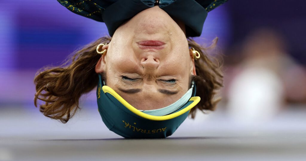 Australian breakdancer Rachel Gunn at the 2024 Paris Olympics