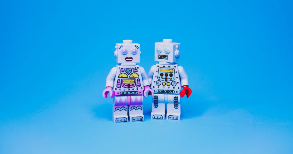 Two robots