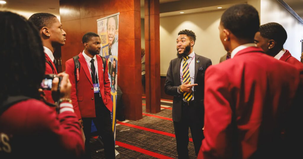 Young Black Male Educators in Community at BMEC